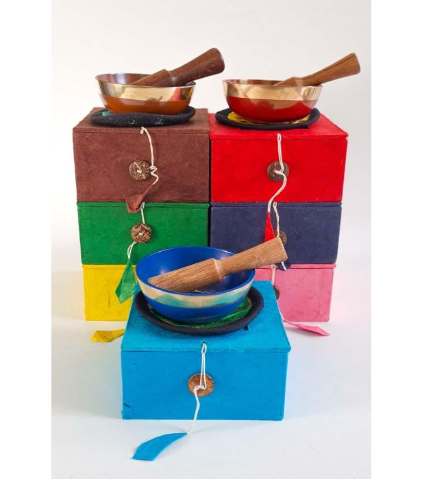 Singing Bowl // Yellow Chakra // With Box