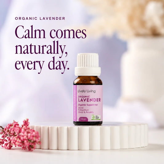 Lively Living // Lavender ACO Certified Organic Essential Oil // 15ml
