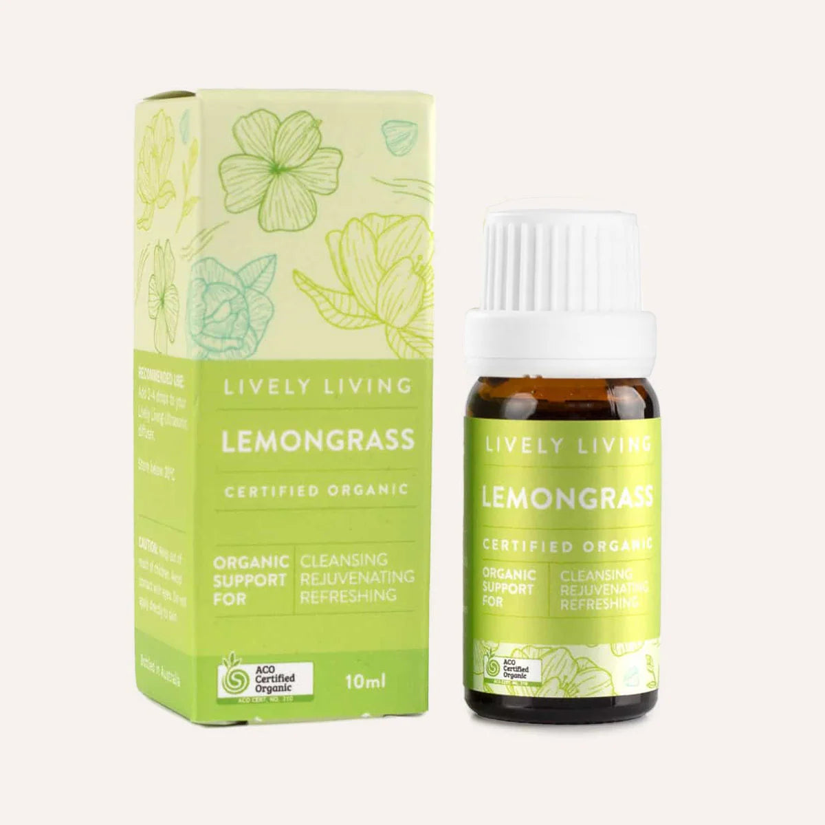 Lively Living // Lemongrass Certified Organic Essential Oil // 15ml