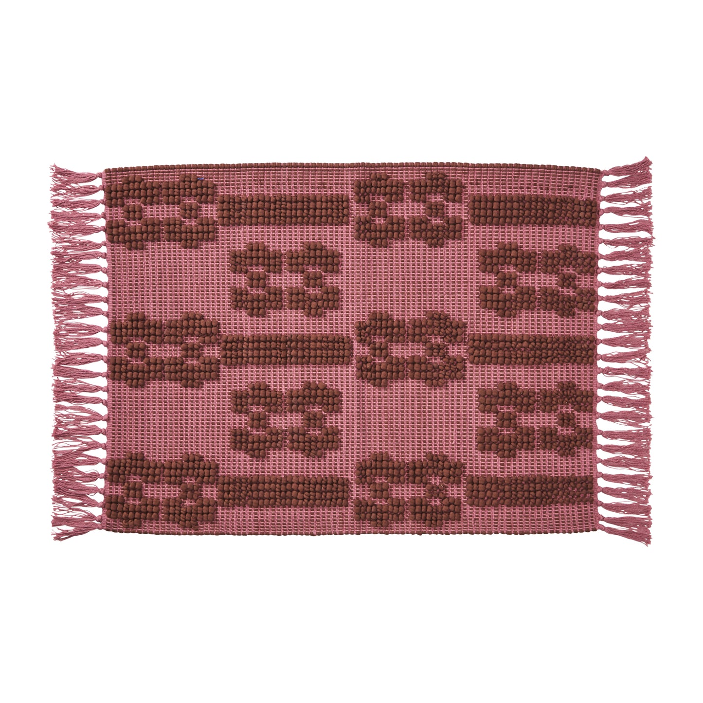 Sawa Cotton Mat // Rosewater