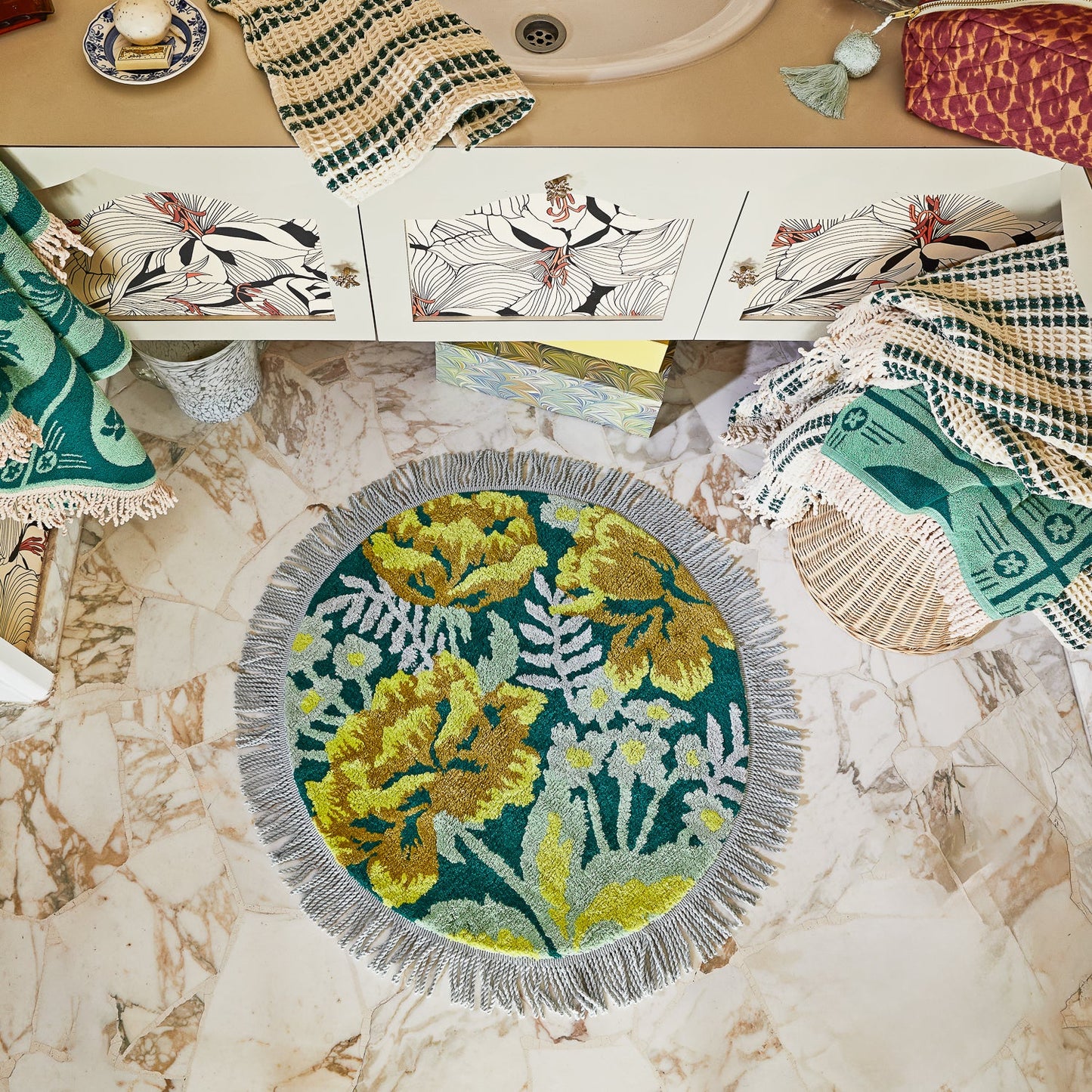 Round Bath Mat // Margot