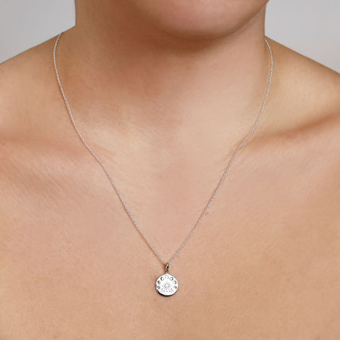 Necklace // Moon And The Mountains Medallion
