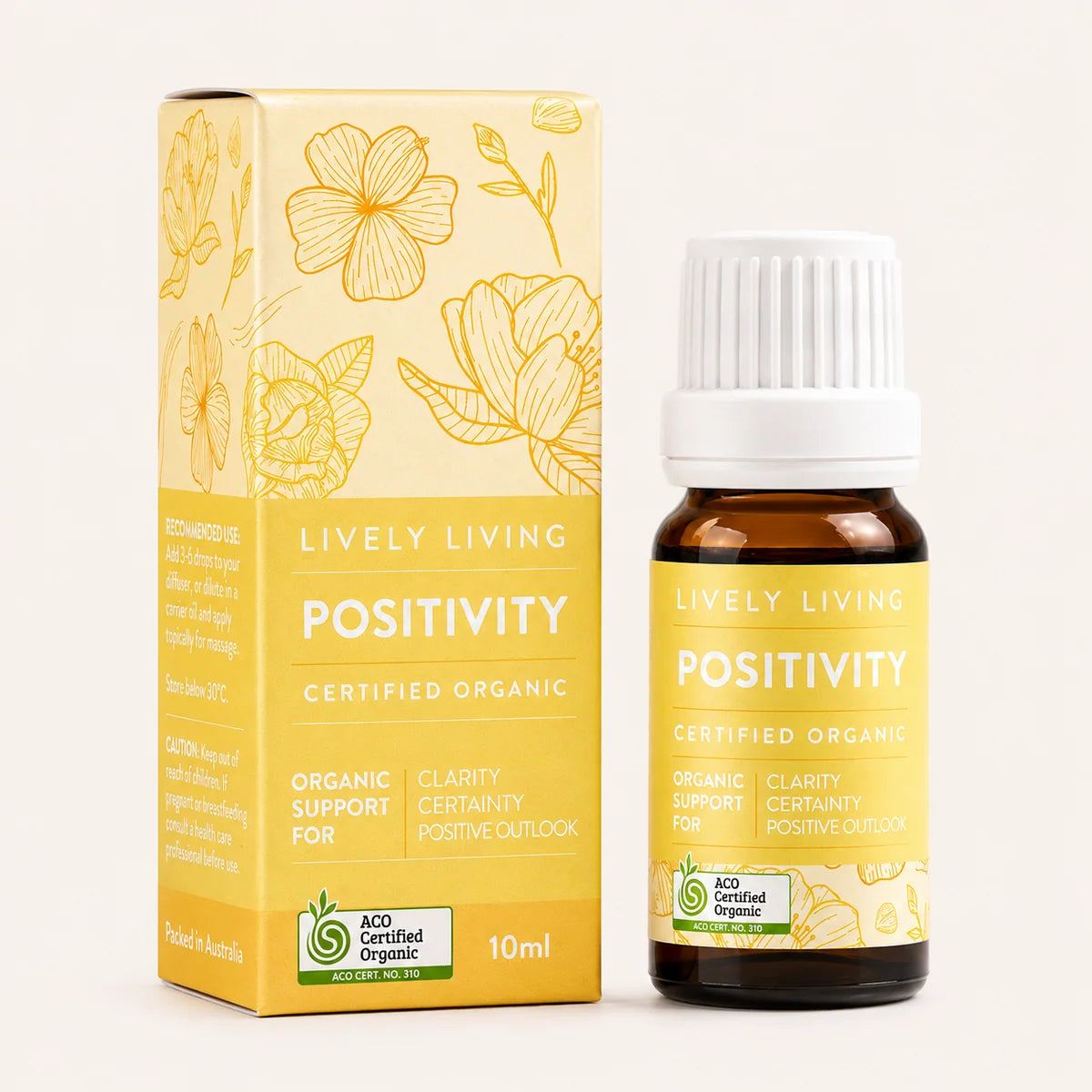 Lively Living // Positivity ACO Certified Organic Essential Oil // 10ml