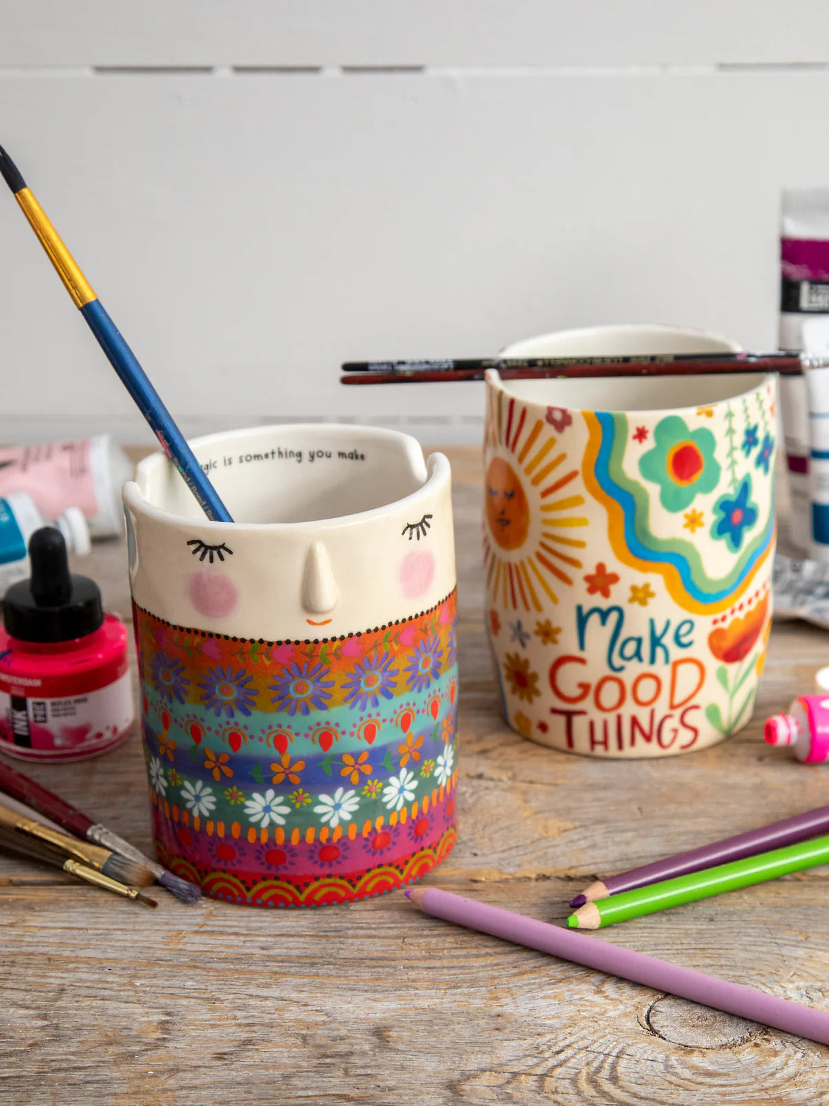 Ceramic Painter's Cup // Make Good Things