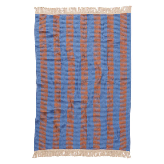 Zelia Waffle Towel //Blue Jay