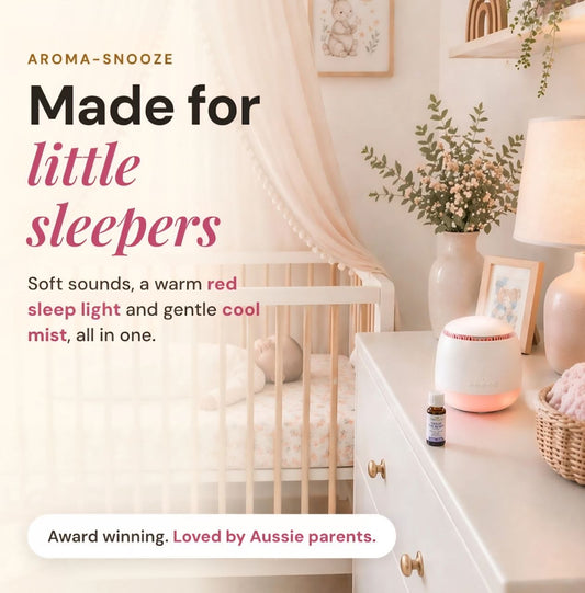 Lively Living // Aroma-Snooze 7 in 1 Sleep Aid Humidifier // Wood