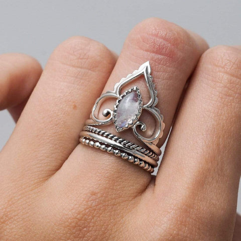Tapered Beaded Ring