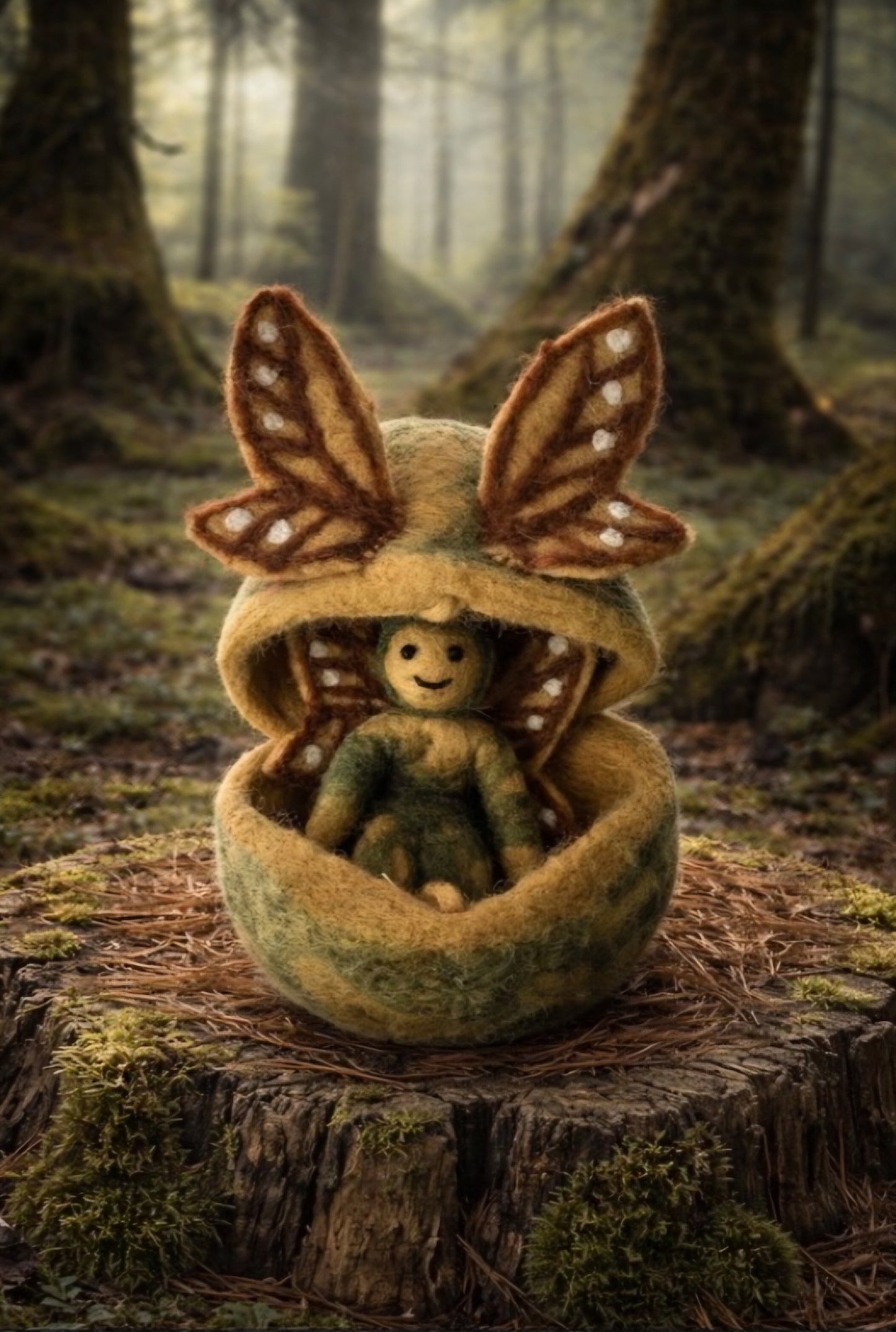 Felt // Faery Egg // Mossy