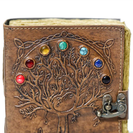 Handmade Leather Journal // Tree Of Stones