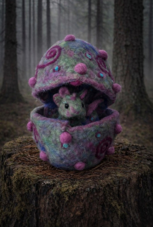 Felt // Dragon Egg // Rainbow