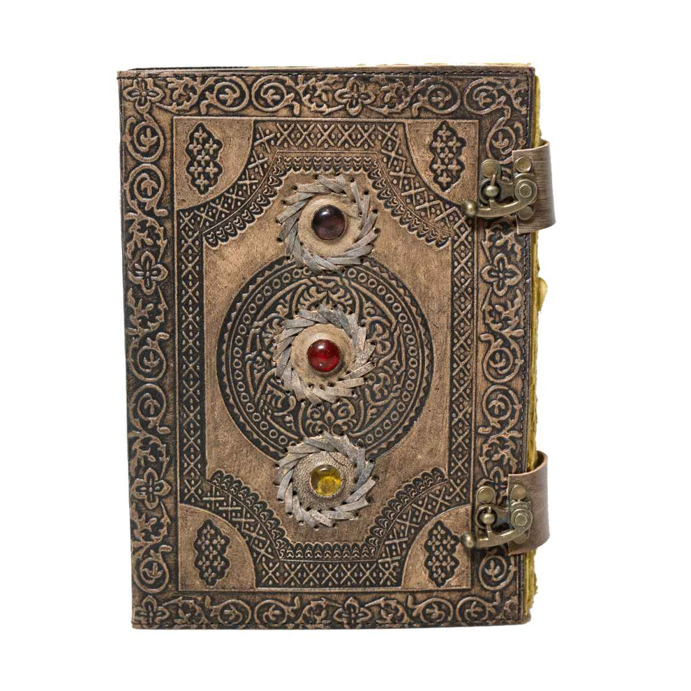 Handmade Leather Journal // Three Stones