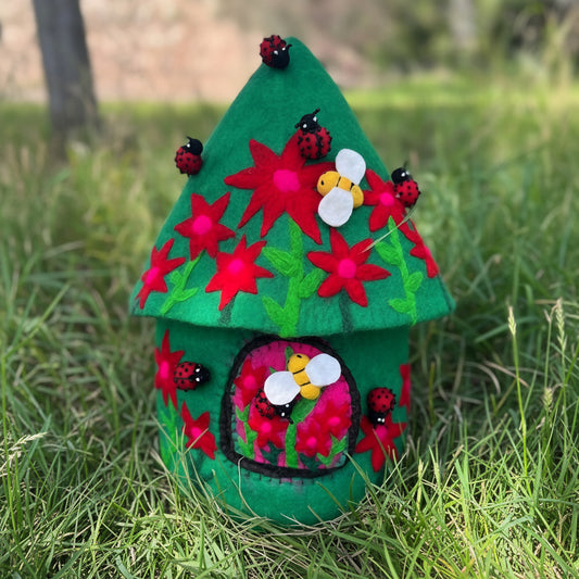 Felt // Ladybug Faery House // Large