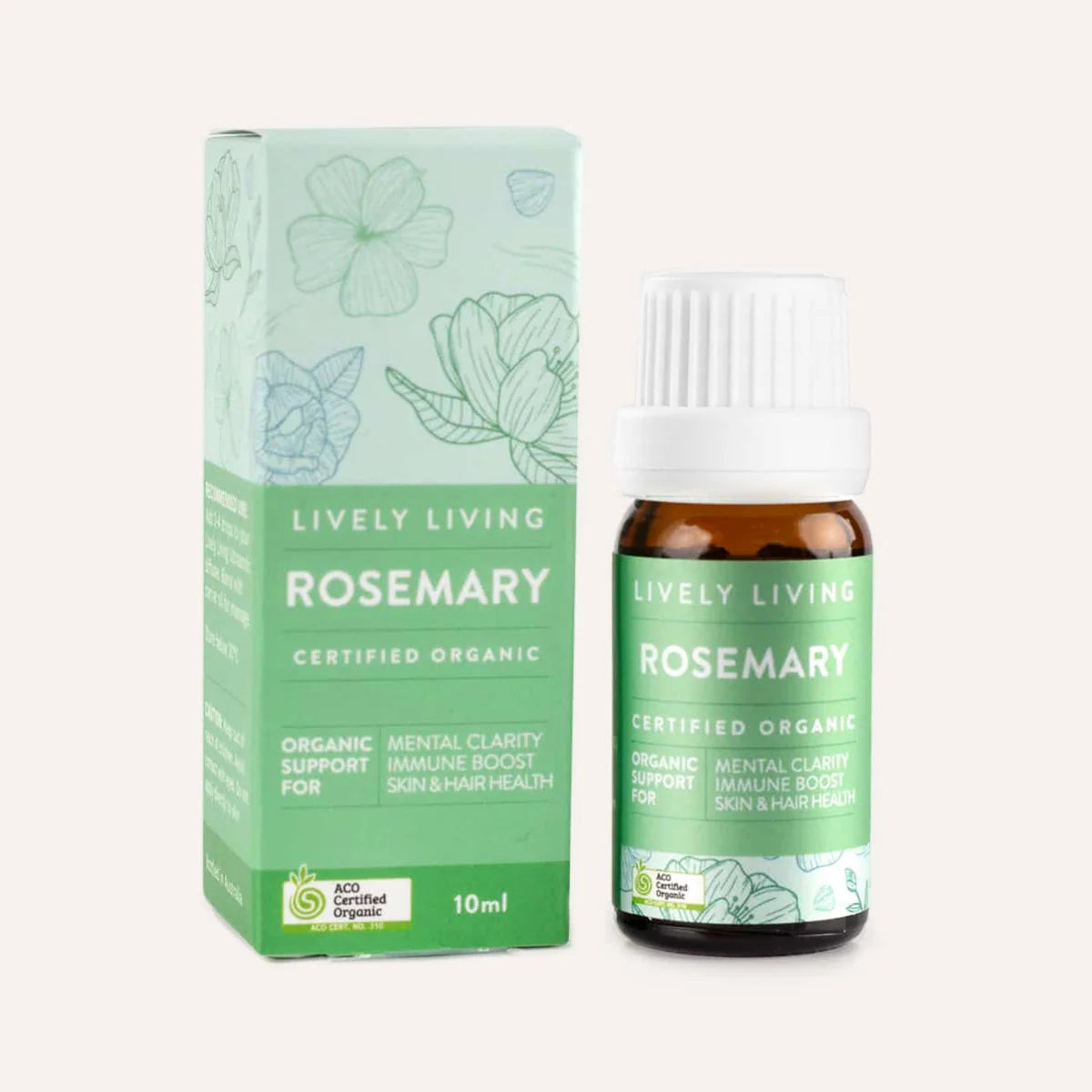 Lively Living // Rosemary ACO Certified Organic Essential Oil // 15ml