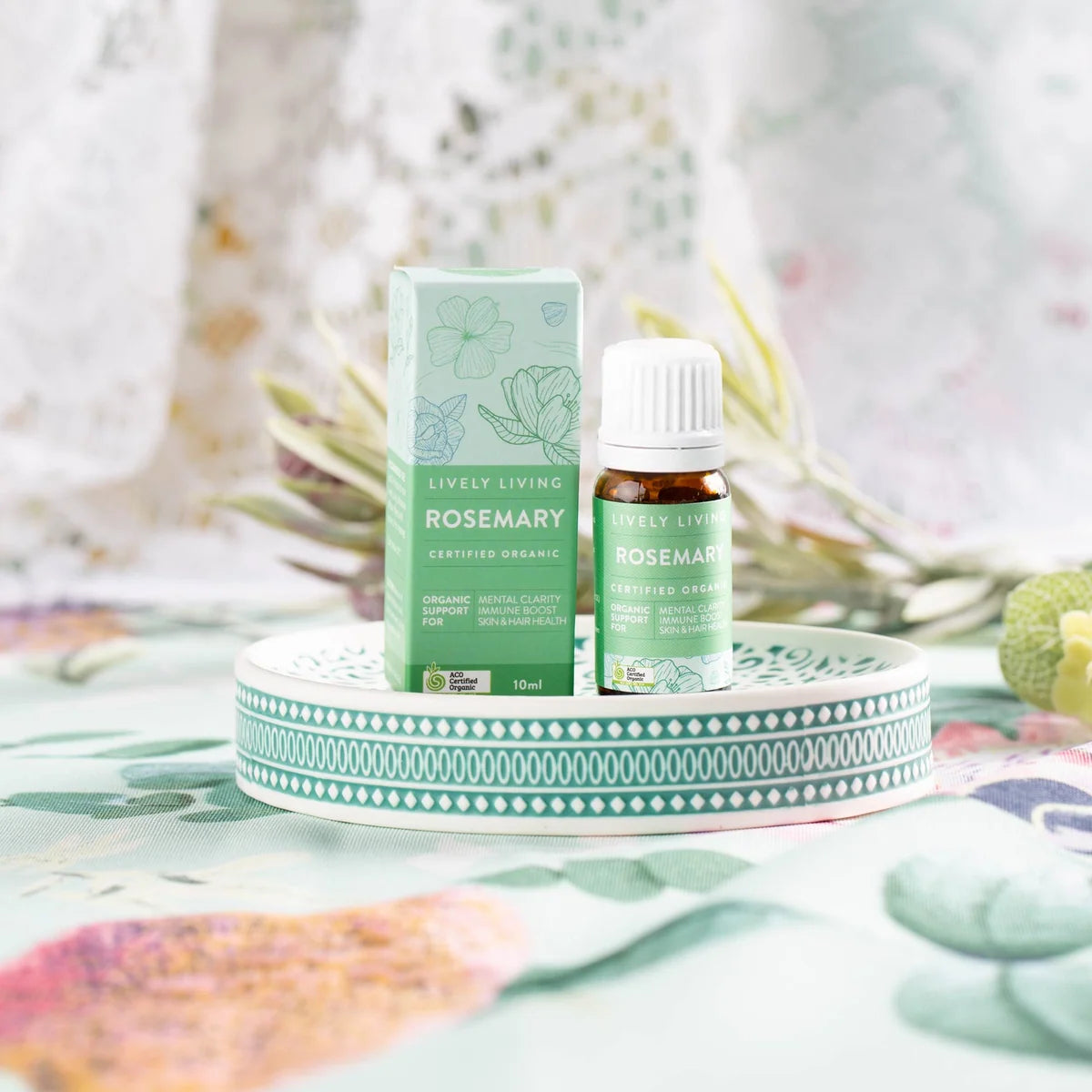 Lively Living // Rosemary ACO Certified Organic Essential Oil // 15ml
