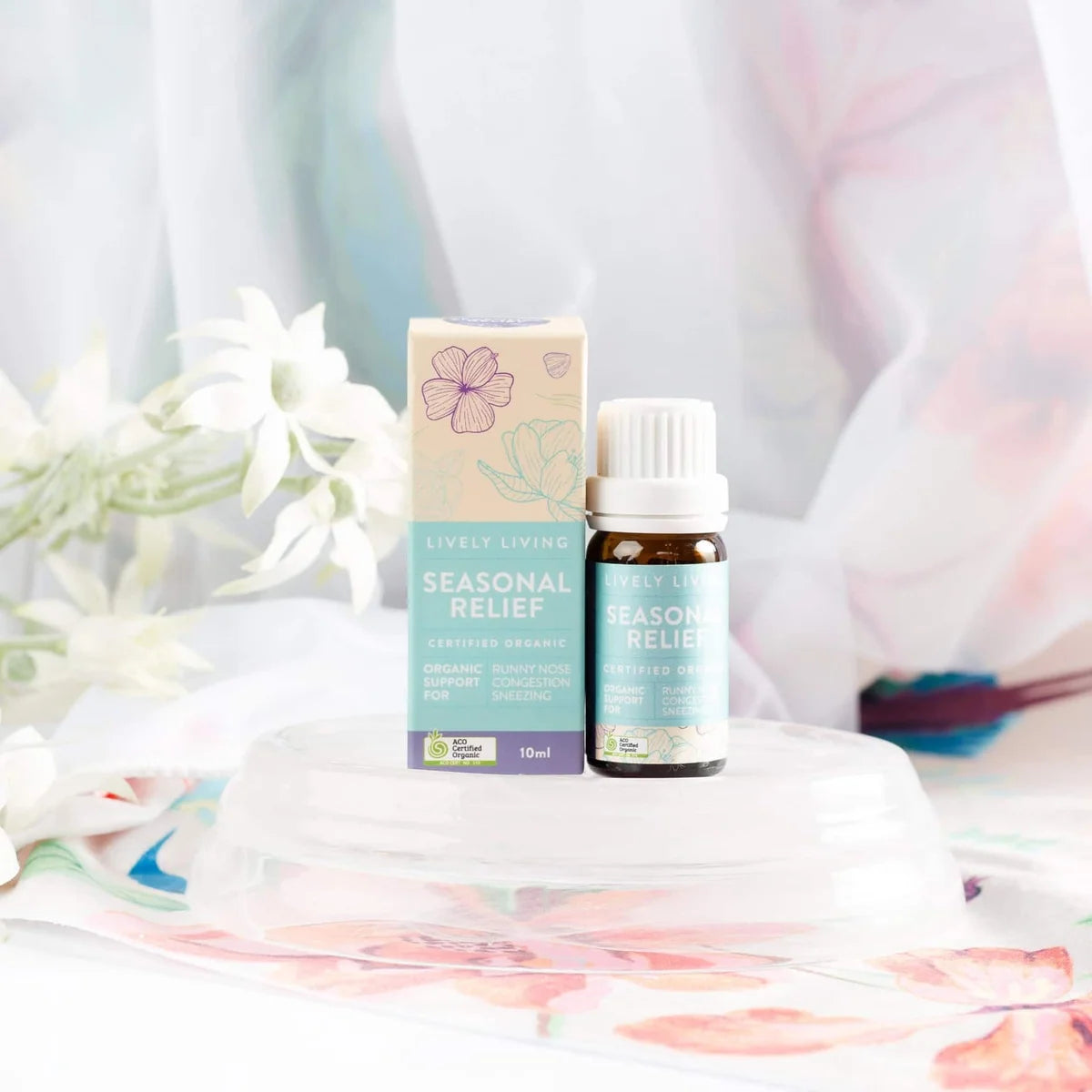 Lively Living // Seasonal Relief ACO Certified Organic Essential Oil // 10ml