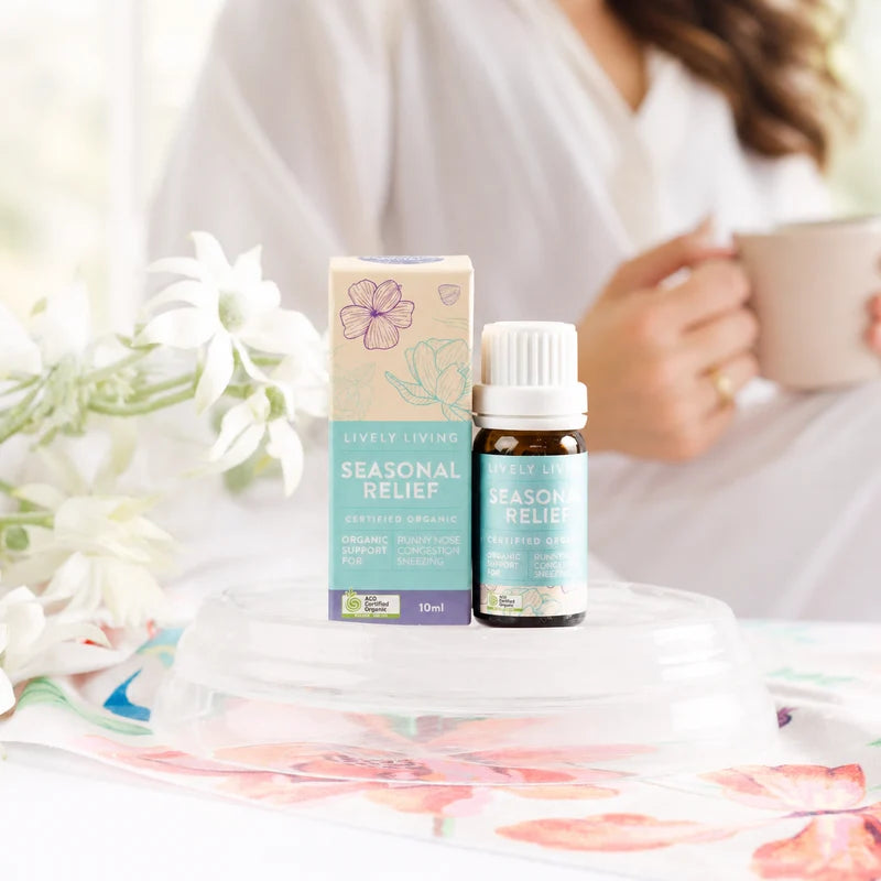 Lively Living // Seasonal Relief ACO Certified Organic Essential Oil // 10ml