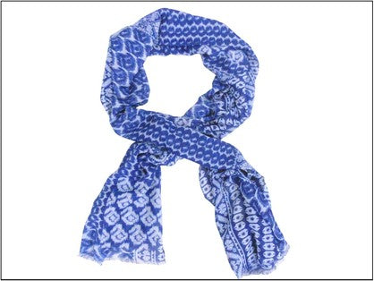 Patch Scarf // Indigo