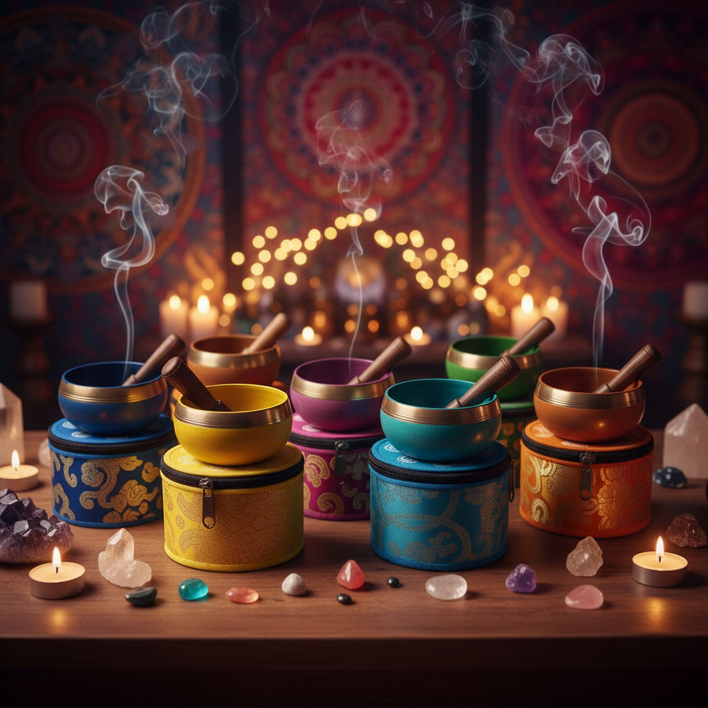 Singing Bowl // Chakra With Zip-Up Case