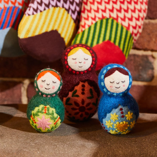 Felt Nesting Dolls // Bernadette
