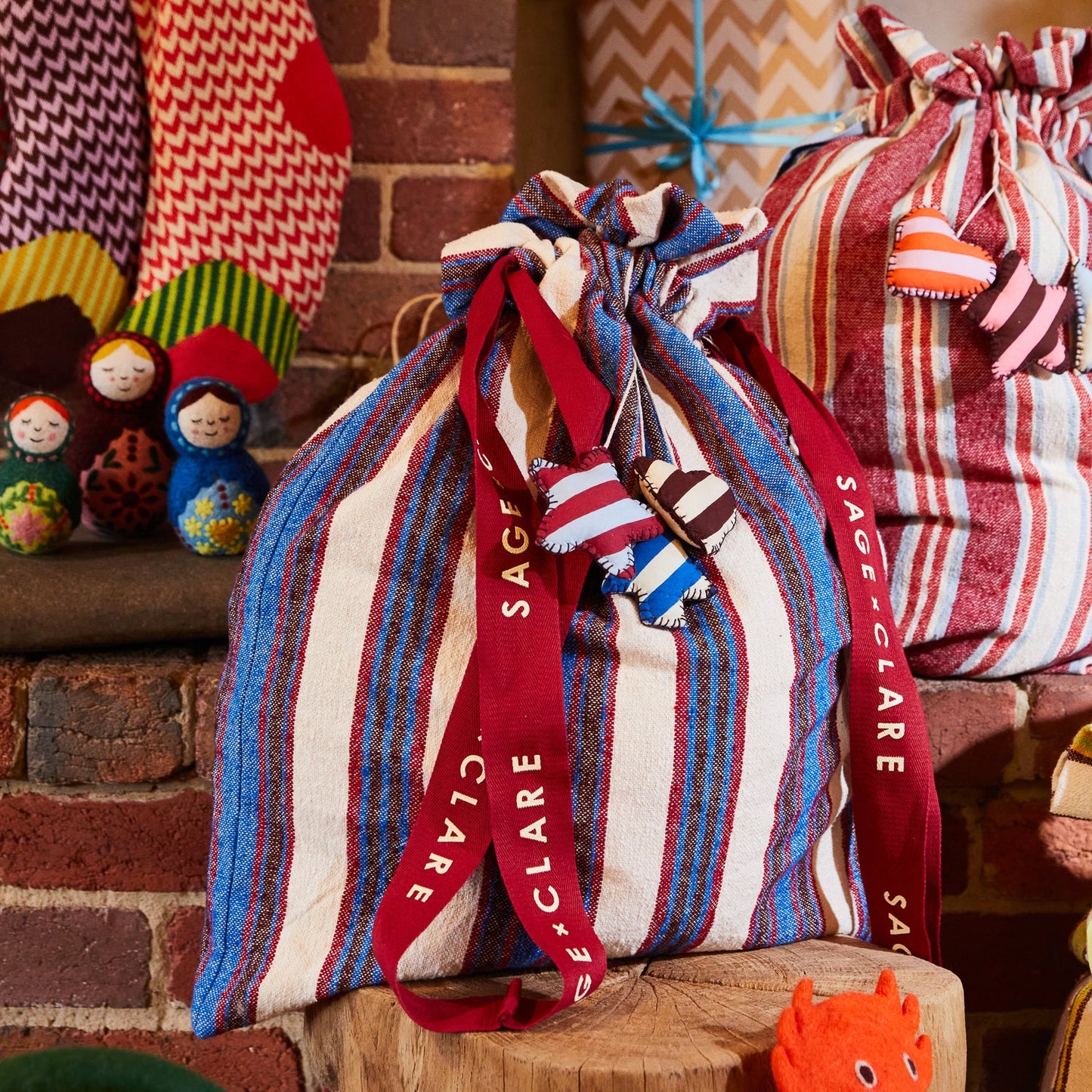 Selene Santa Sack // Azure