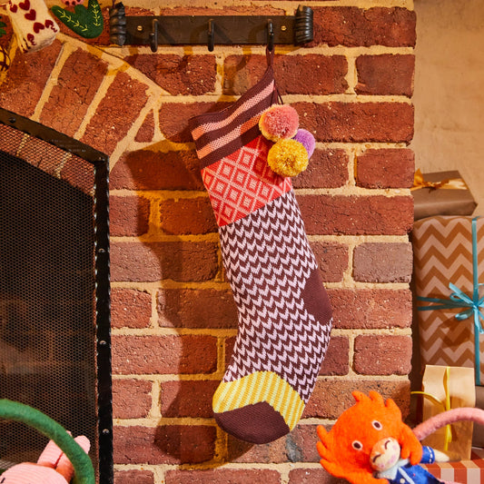 Palmina Knitted Stocking // Orchid