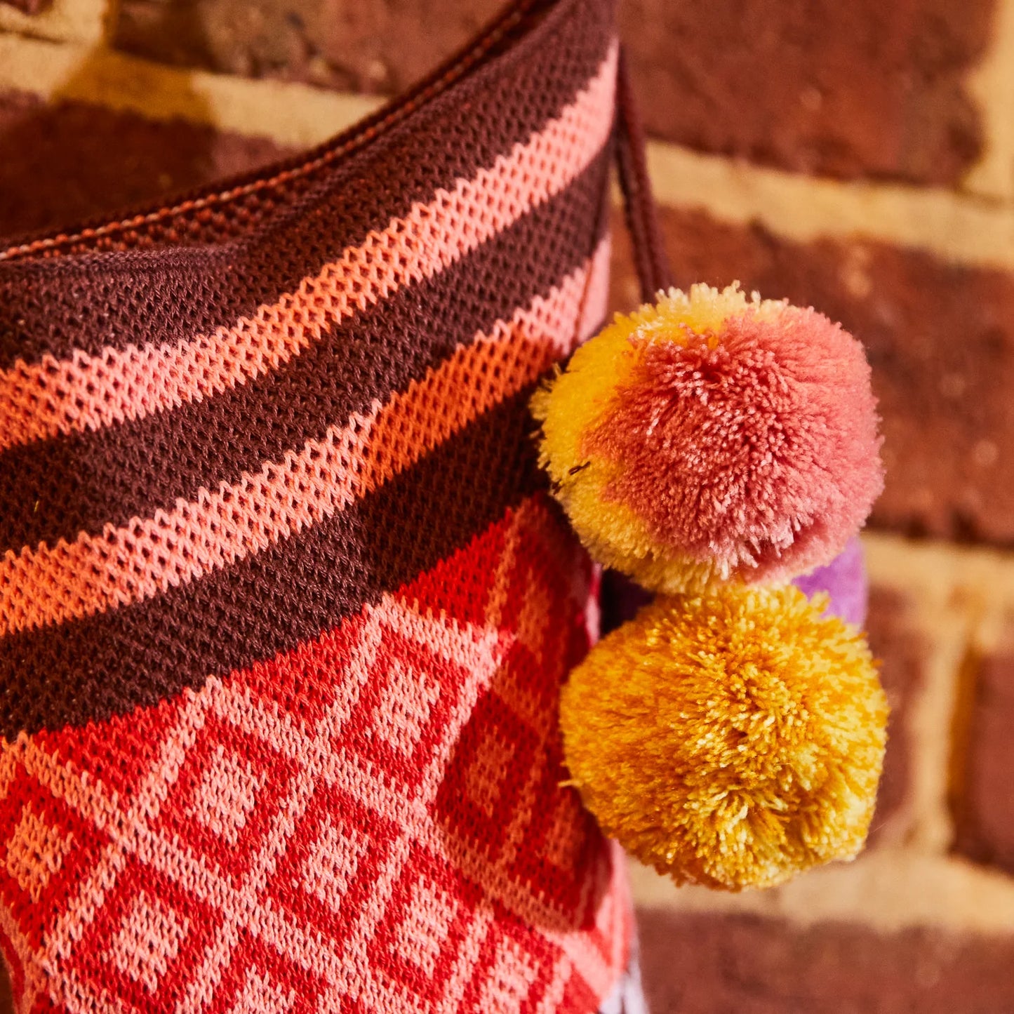 Palmina Knitted Stocking // Orchid