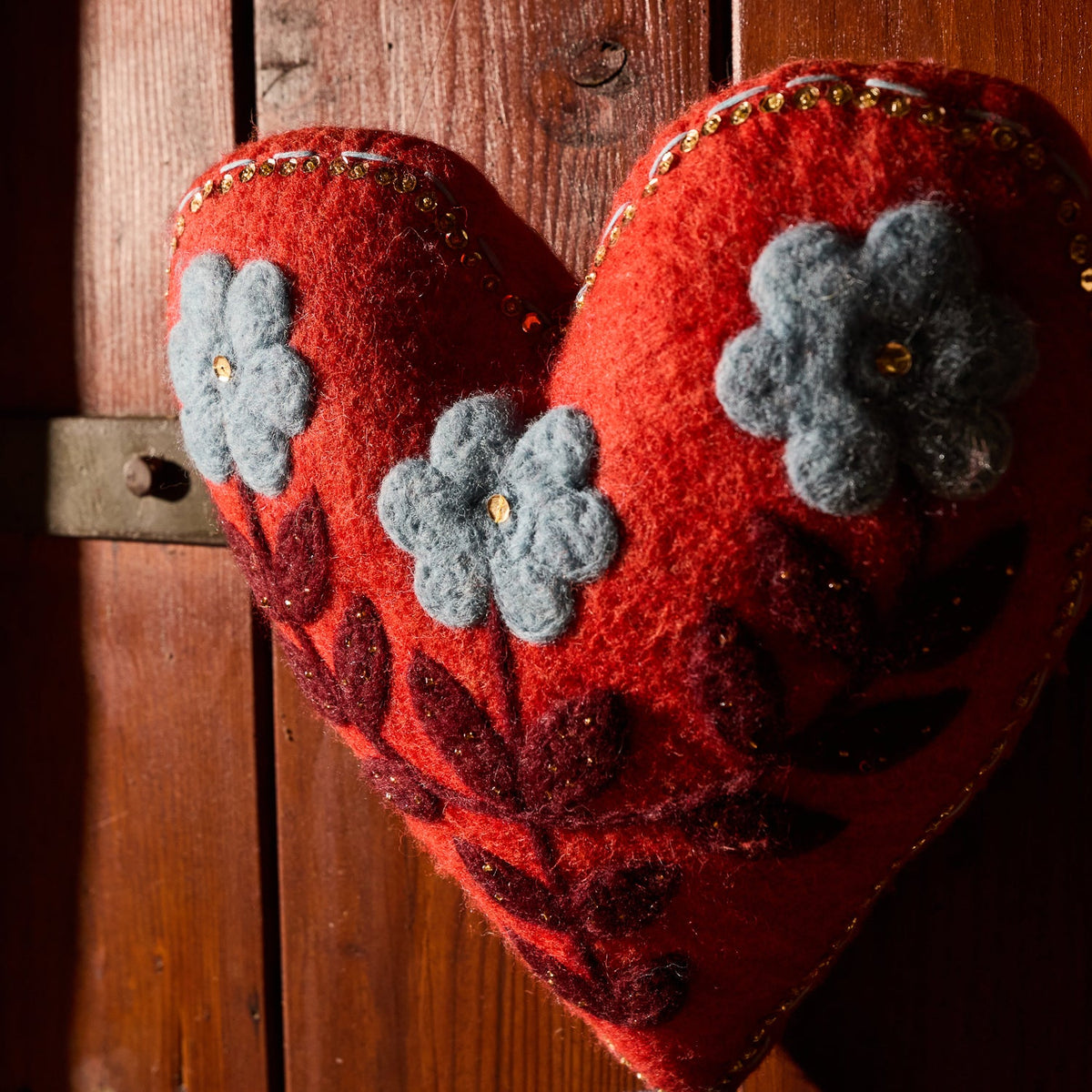 Door Decoration // Sadie Felt Heart