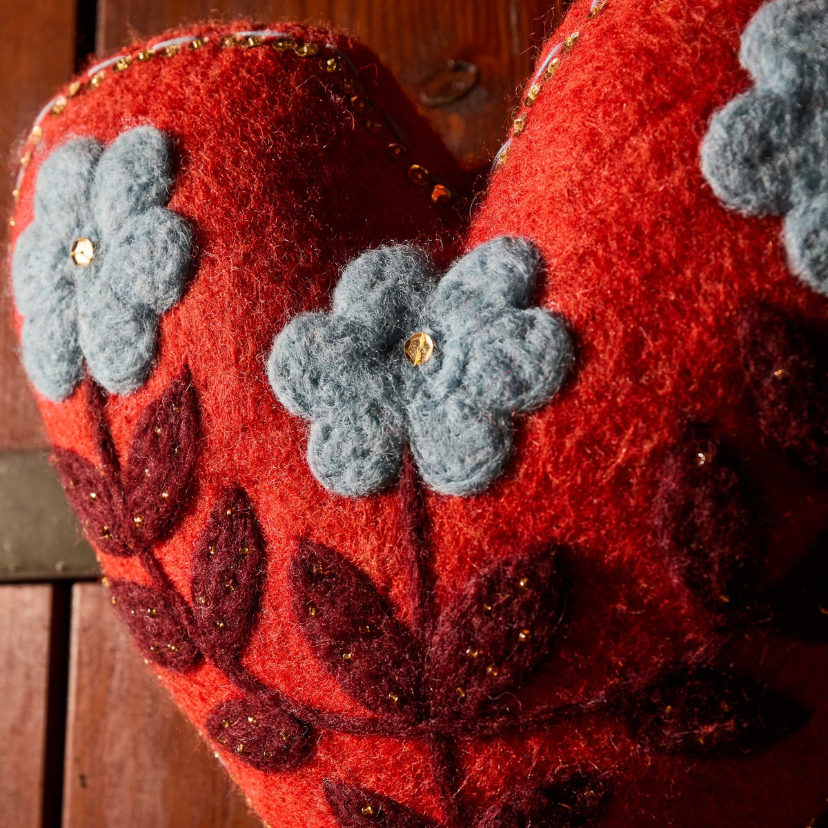 Door Decoration // Sadie Felt Heart