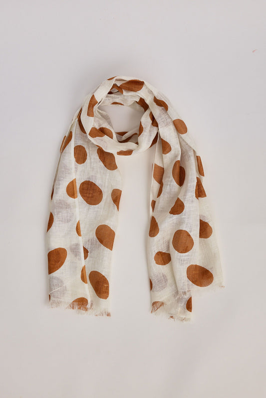 Dotty Scarf // Tan