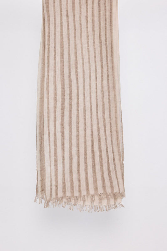 Soluna Scarf // Natural w Grey