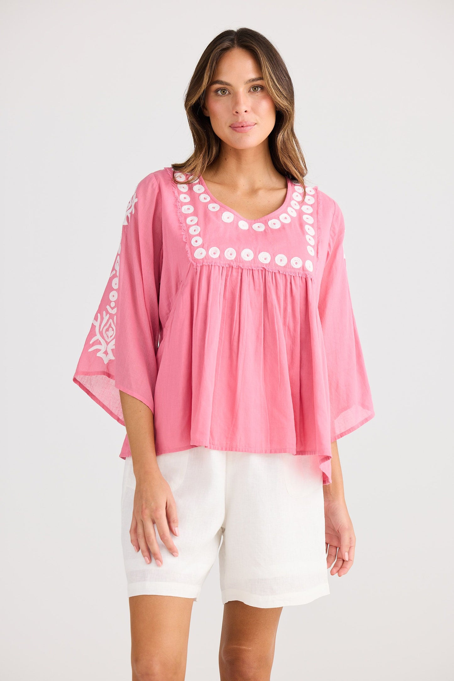 Sun Lounge Top // Cosmo Pink