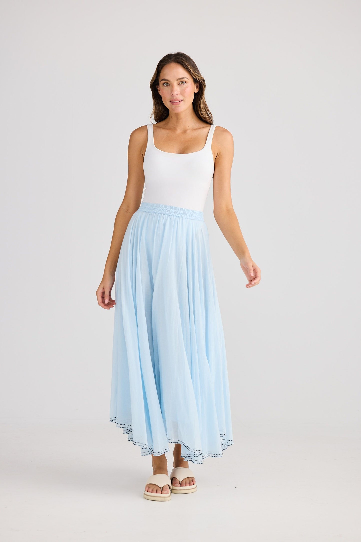 Village Skirt // Ice Blue