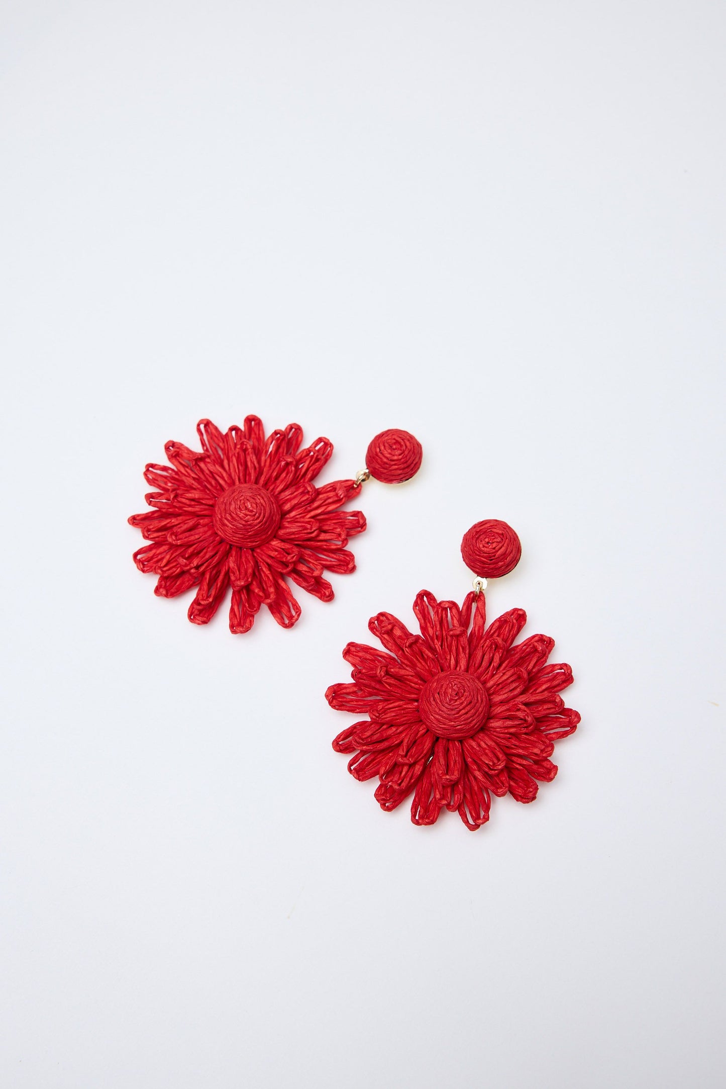 Bianca Earrings // Red