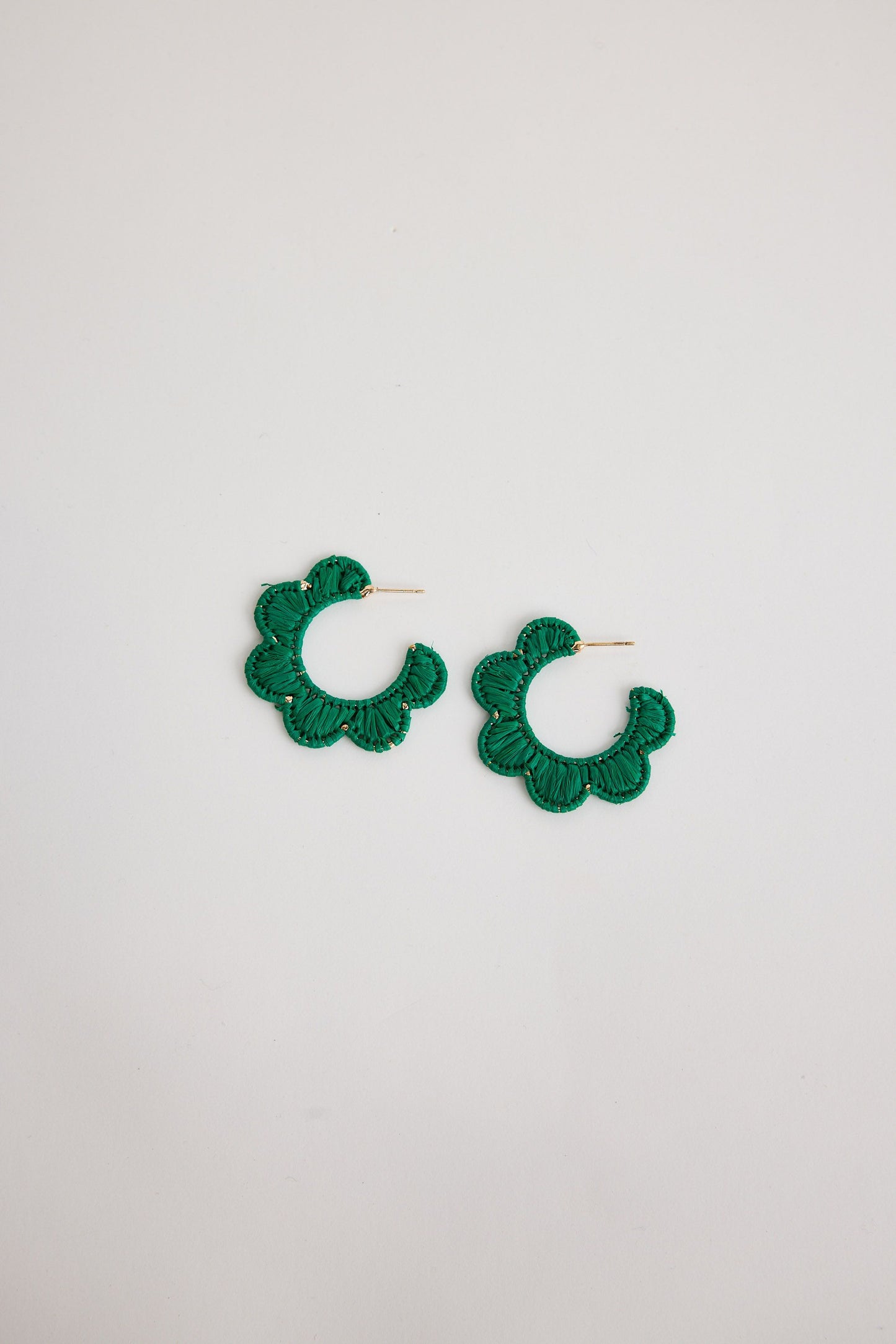 Hannah Earrings // Green