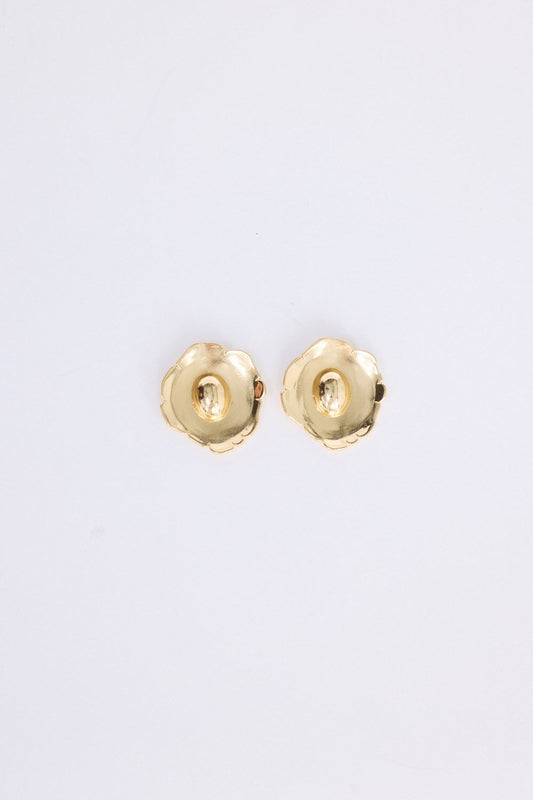 Flora Earrings // Gold