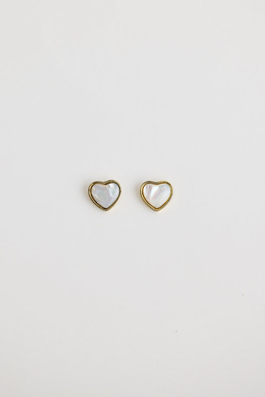Finley Earrings // White