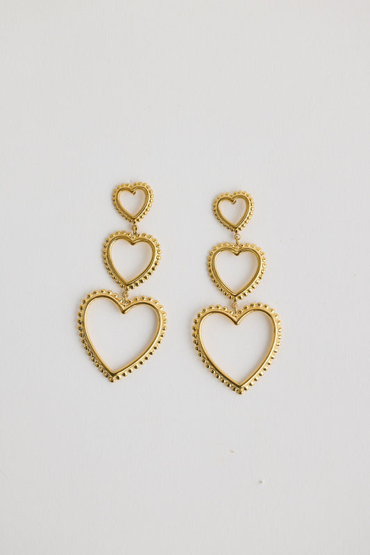 Dearest Earrings // Gold