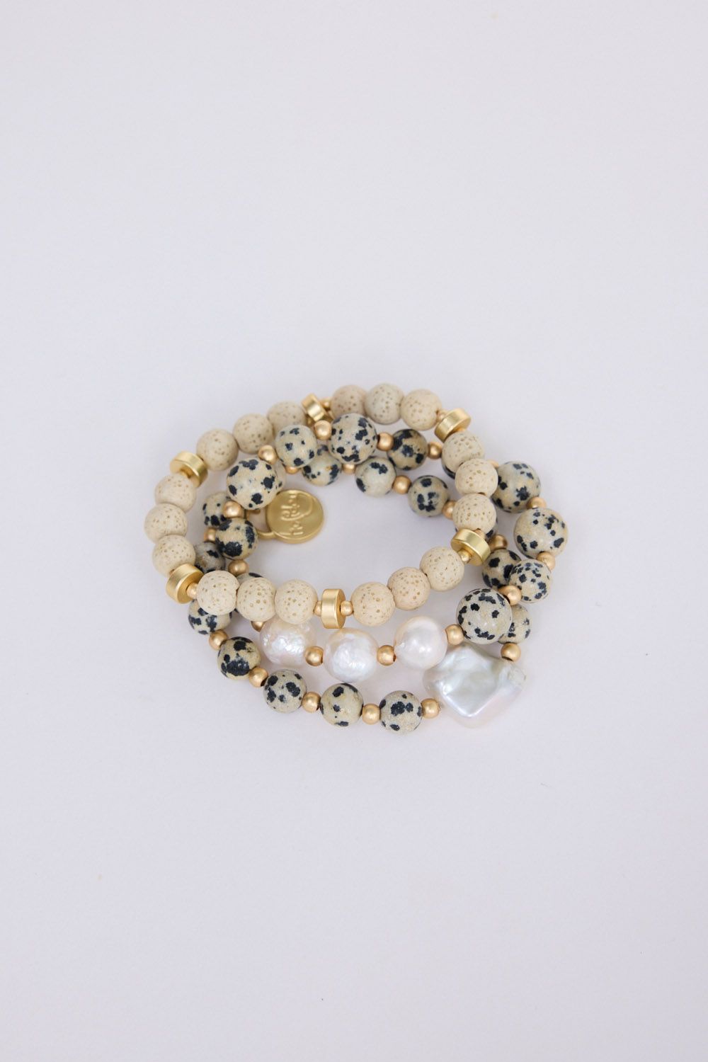 Kendra Stack Bracelet // Grey