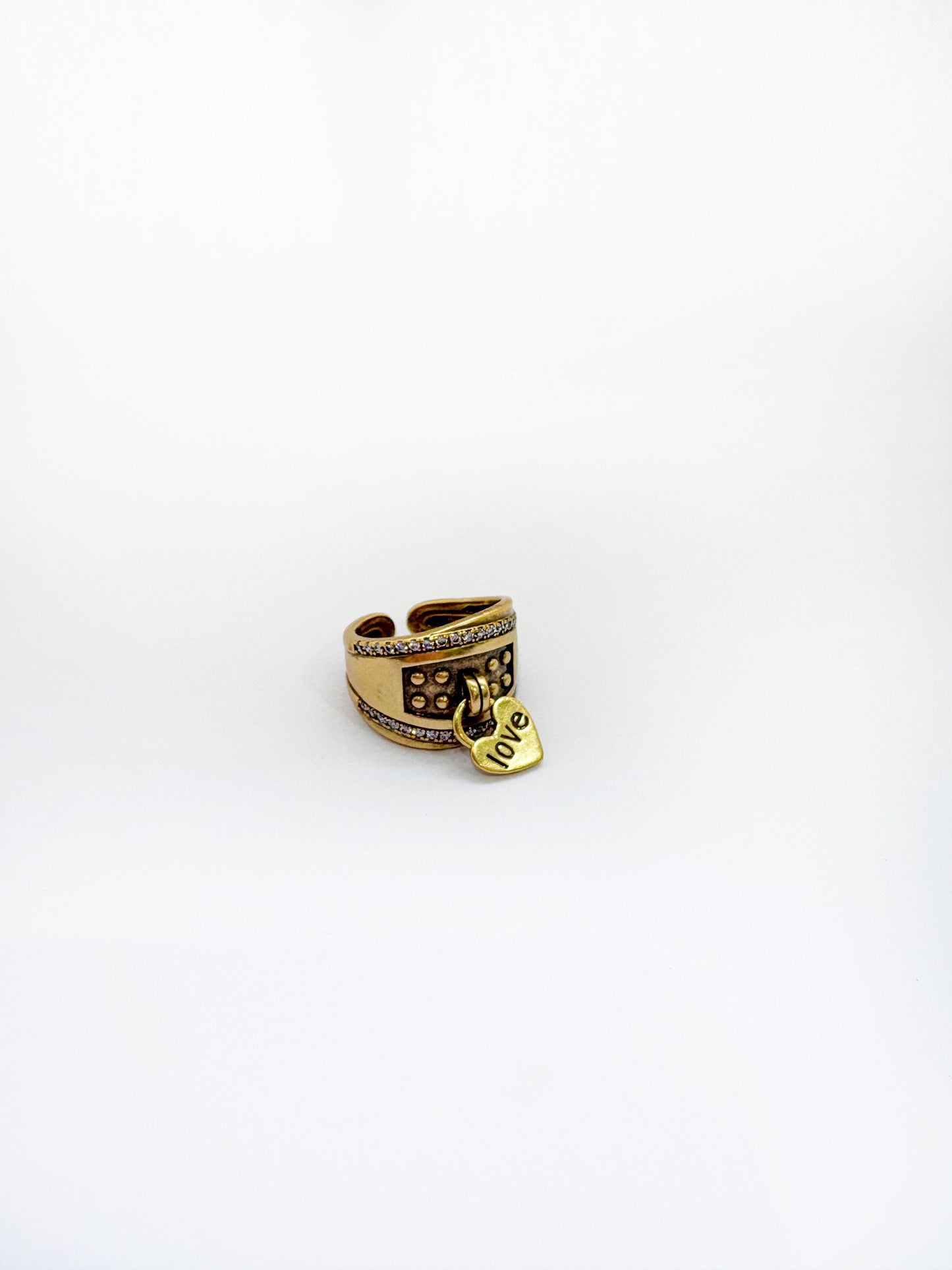 Royal Heart Ring // Gold