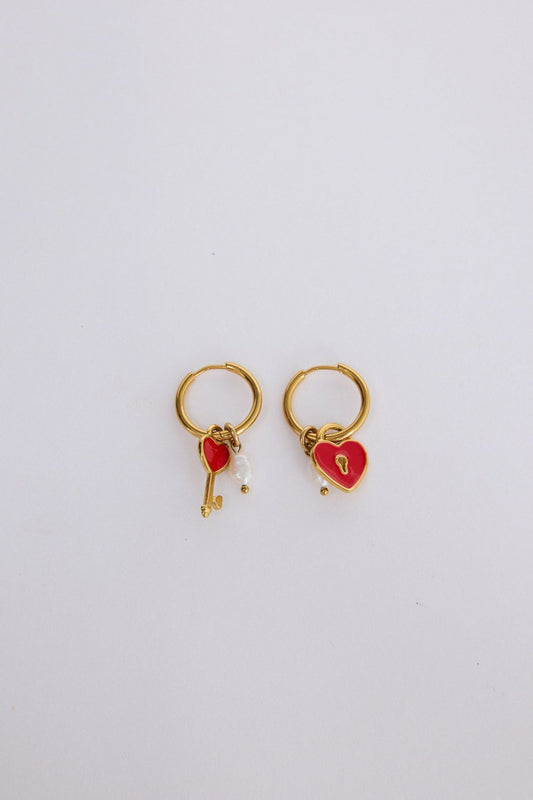Lockheart Earrings // Gold