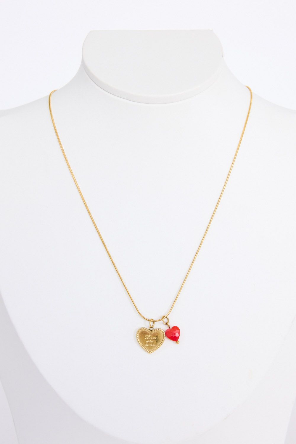 Love You More Necklace // Gold