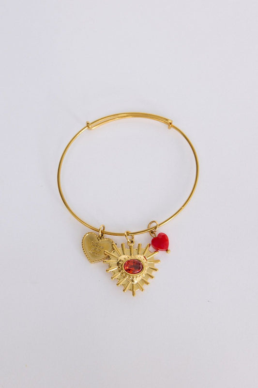 Royal Heart Bracelet // Gold