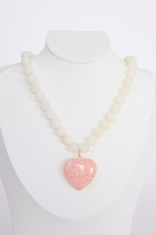 Rossi Necklace // Baby Pink