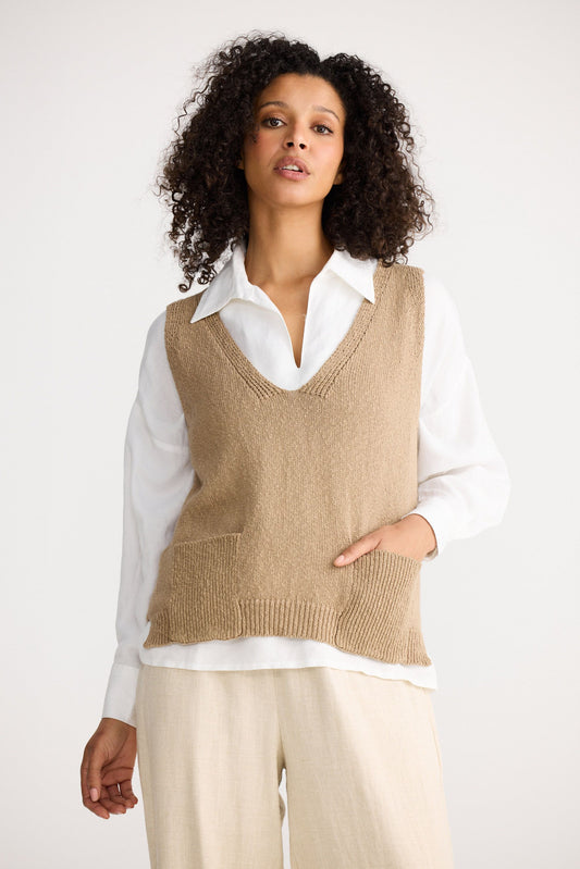 Tribeca Vest // Stone
