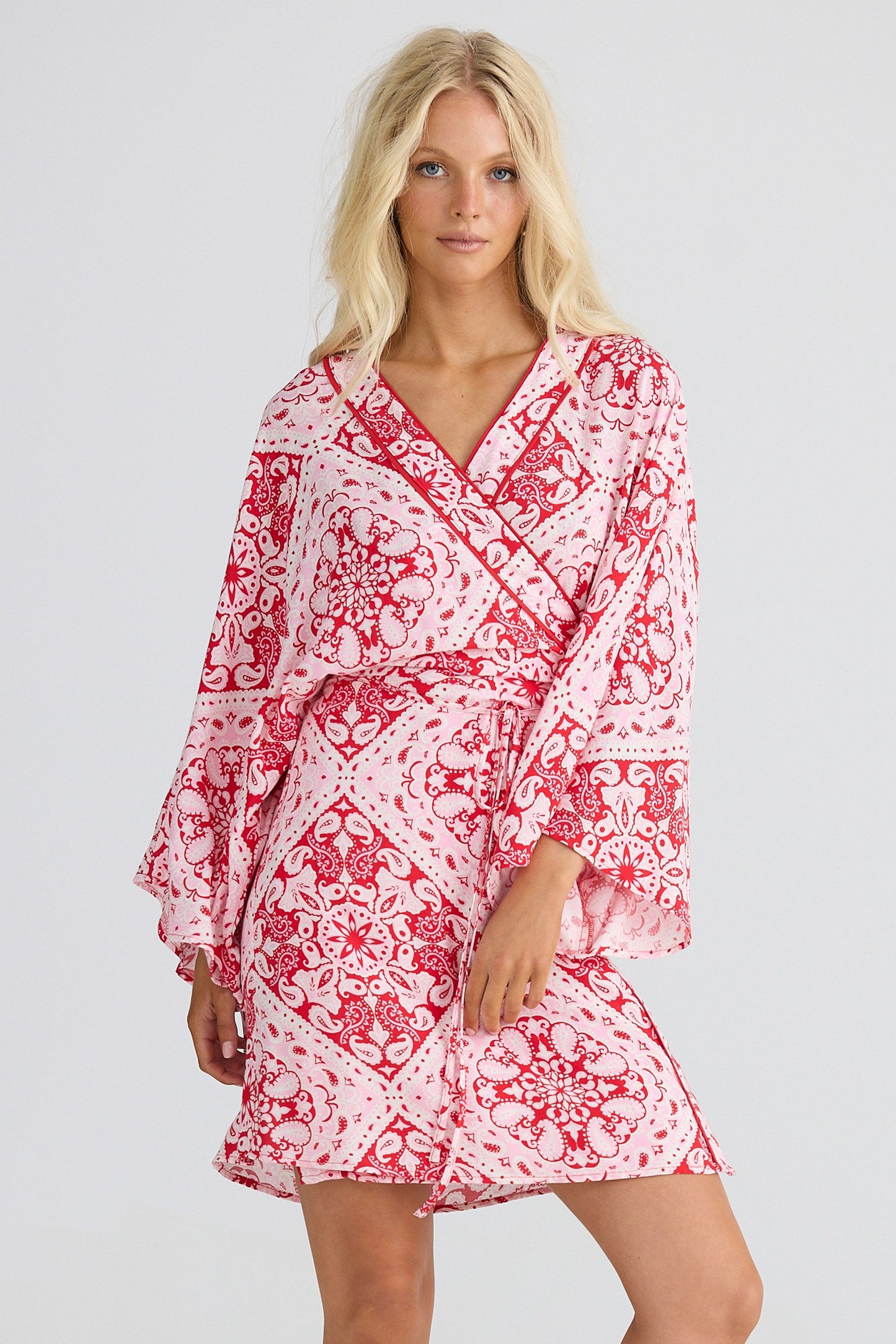 Yuki Wrap Mini Dress // Wild Heart Bandana