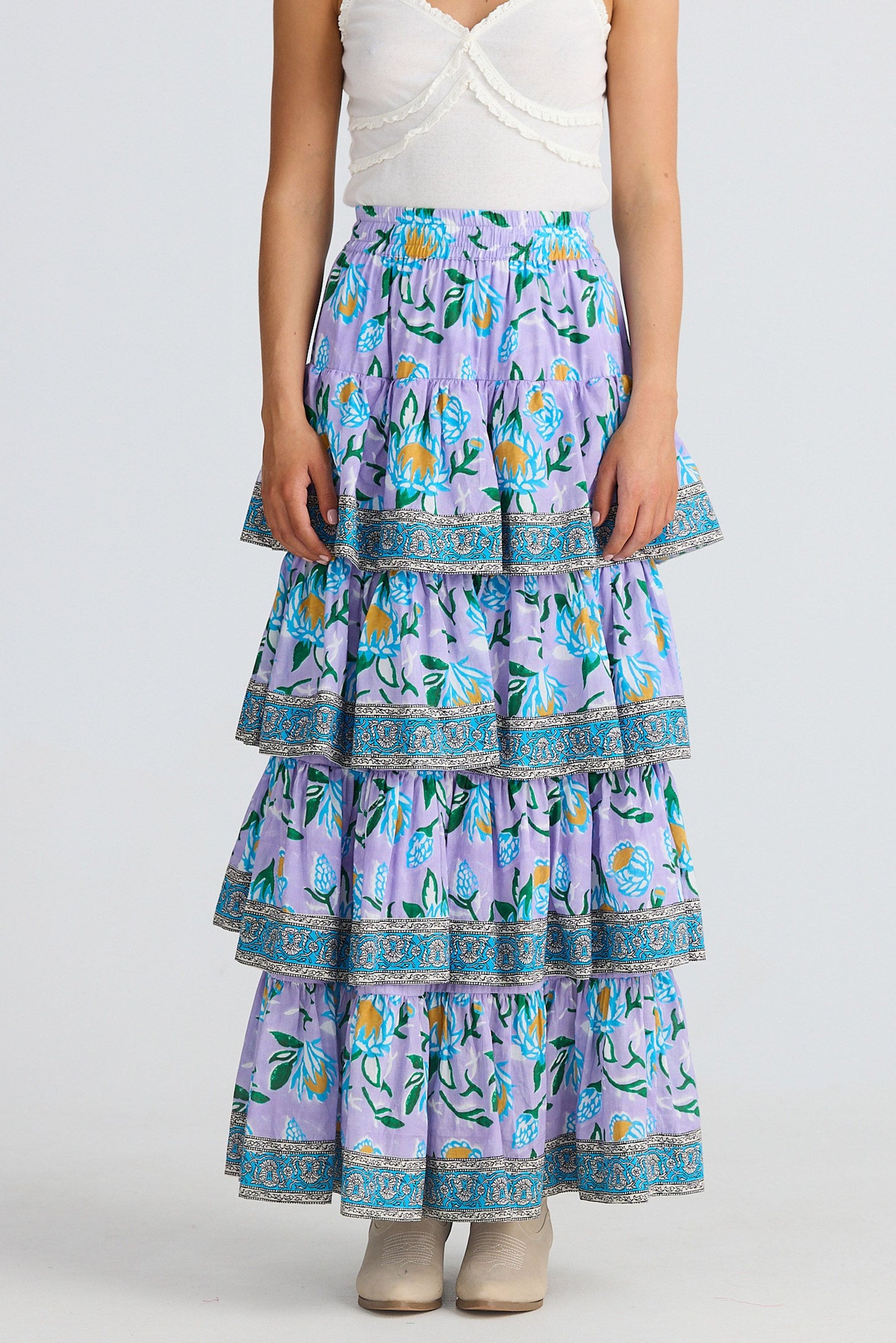 Silvana Skirt // Lilac Lotus