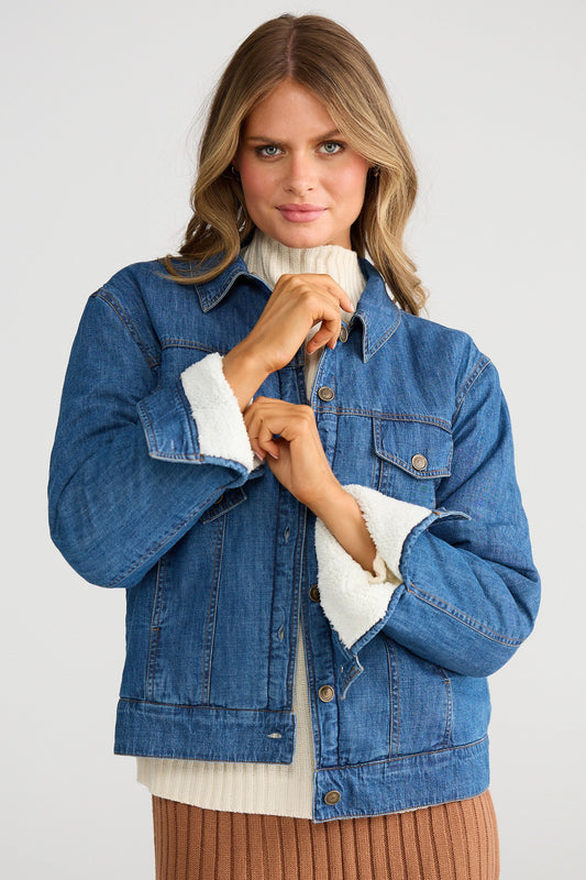 Rhys Jacket // Mid Denim