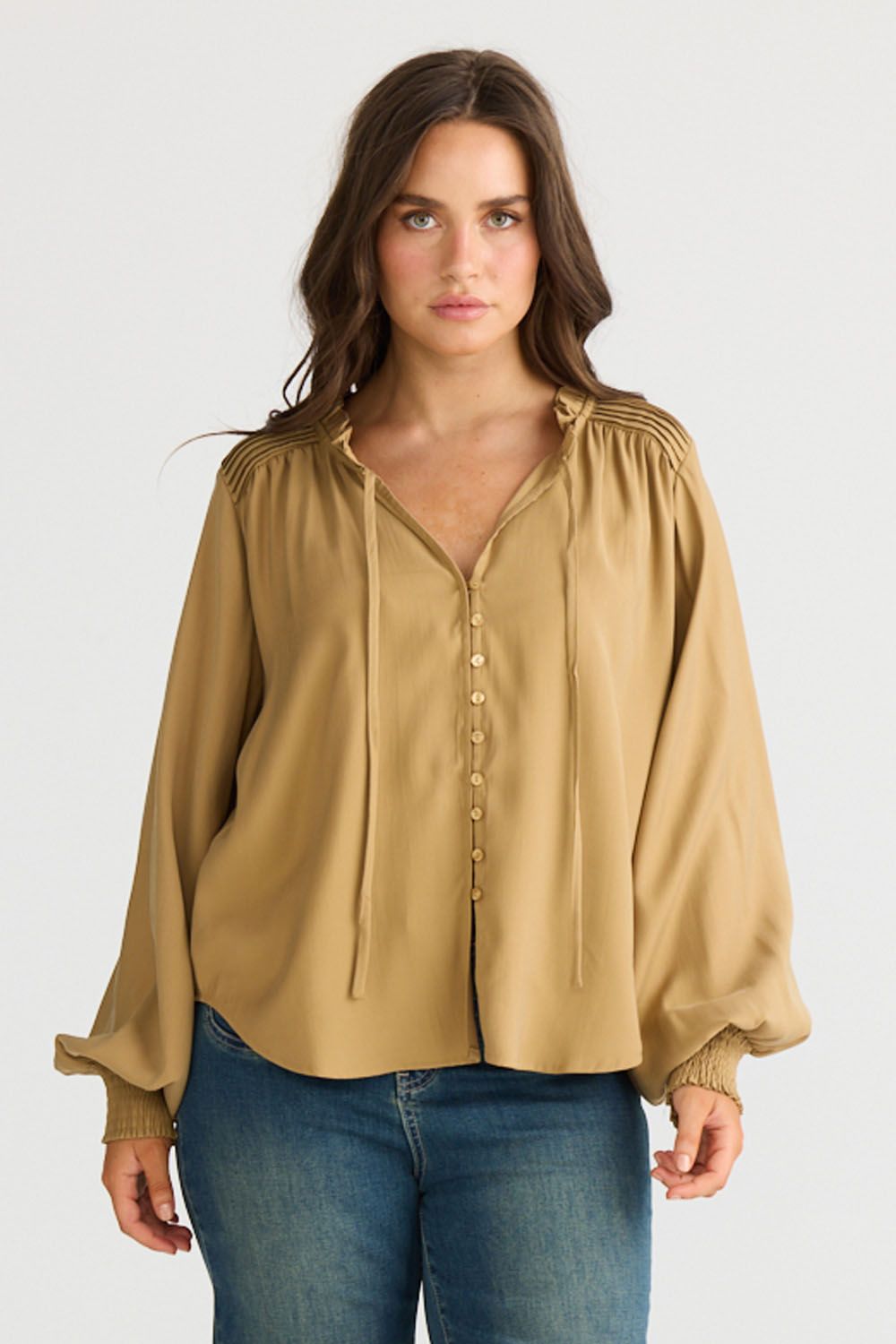 Twilla Top // Camel