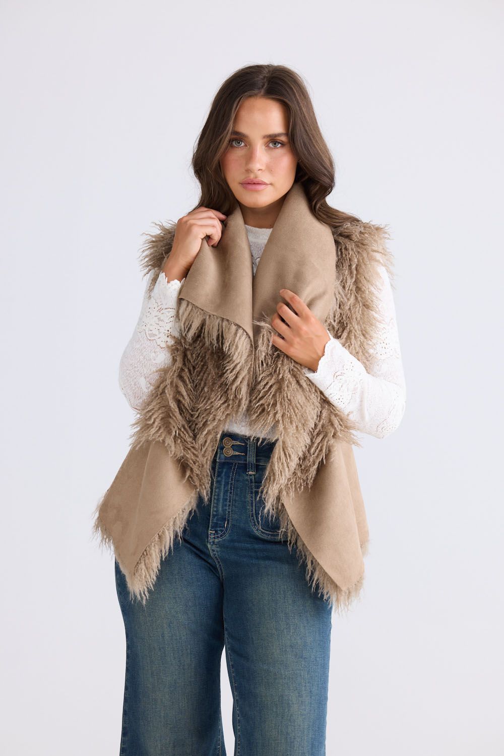 Luna Fur Vest