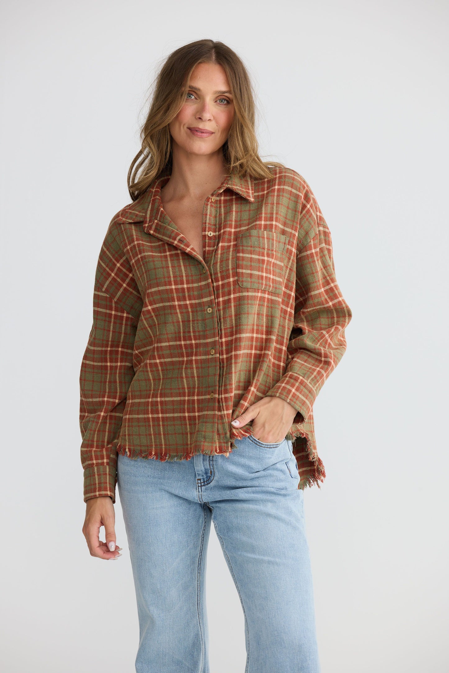 Daytona Shirt // Rust Check